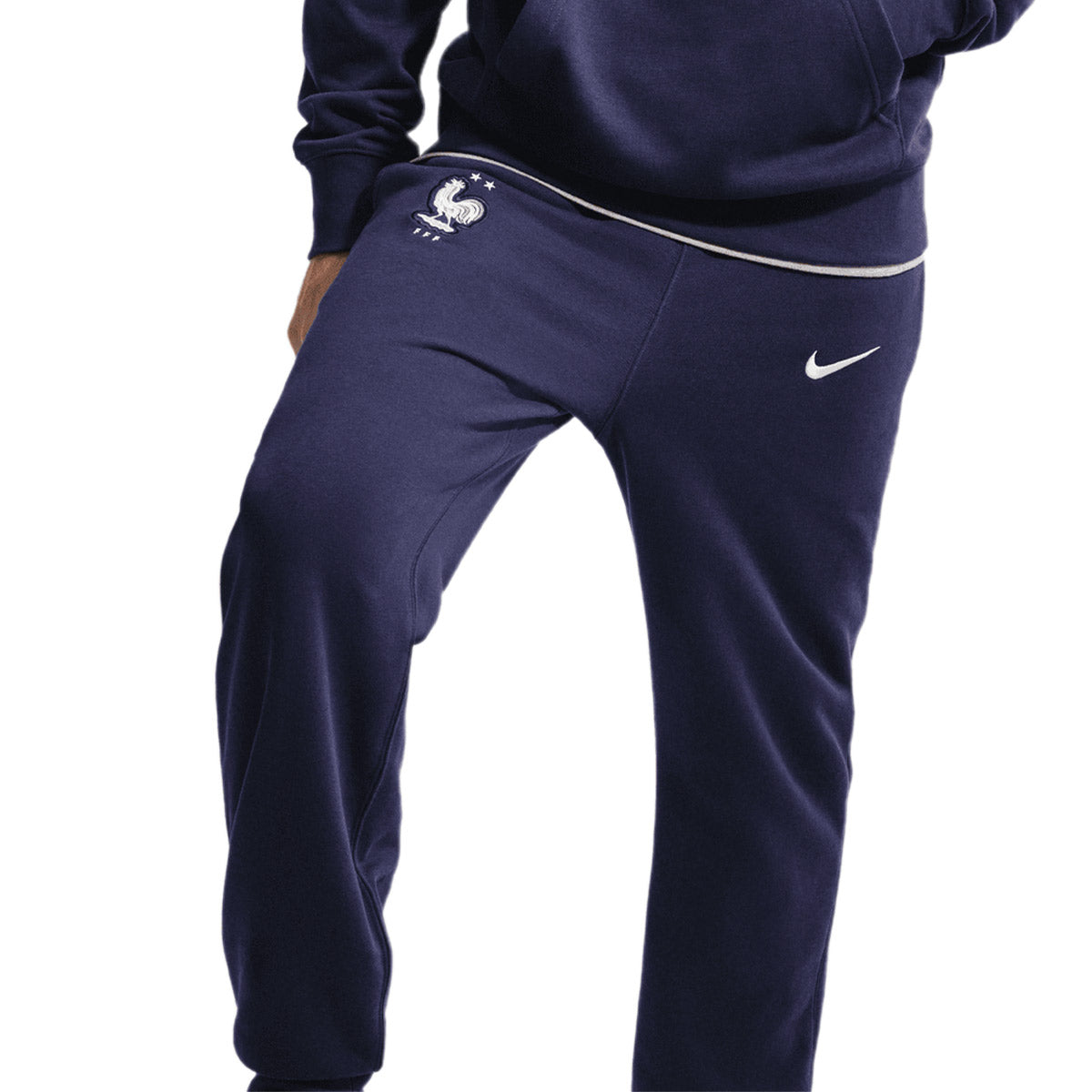 NIKE FRANCE 2026 CLUB JOGGER FT - BLACKENED BLUE/WHITE