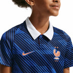 NIKE FRANCE 2026 HOME KIDS JERSEY - GAME ROYAL/METALLIC COPPER