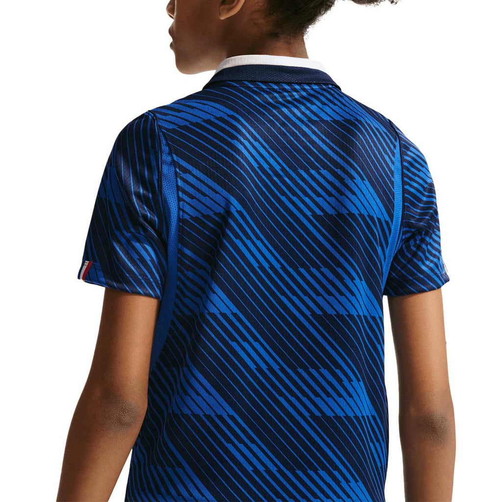 NIKE FRANCE 2026 HOME KIDS JERSEY - GAME ROYAL/METALLIC COPPER