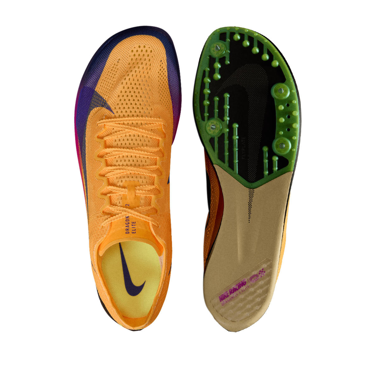 Nike M Zoomx Dragonfly 2 Elite Citronpulse Indigoburst Voltice