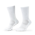 GOALE NON SLIP HALF SOCKS - WHITE/BLACK