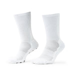 GOALE NON SLIP HALF SOCKS - WHITE/BLACK