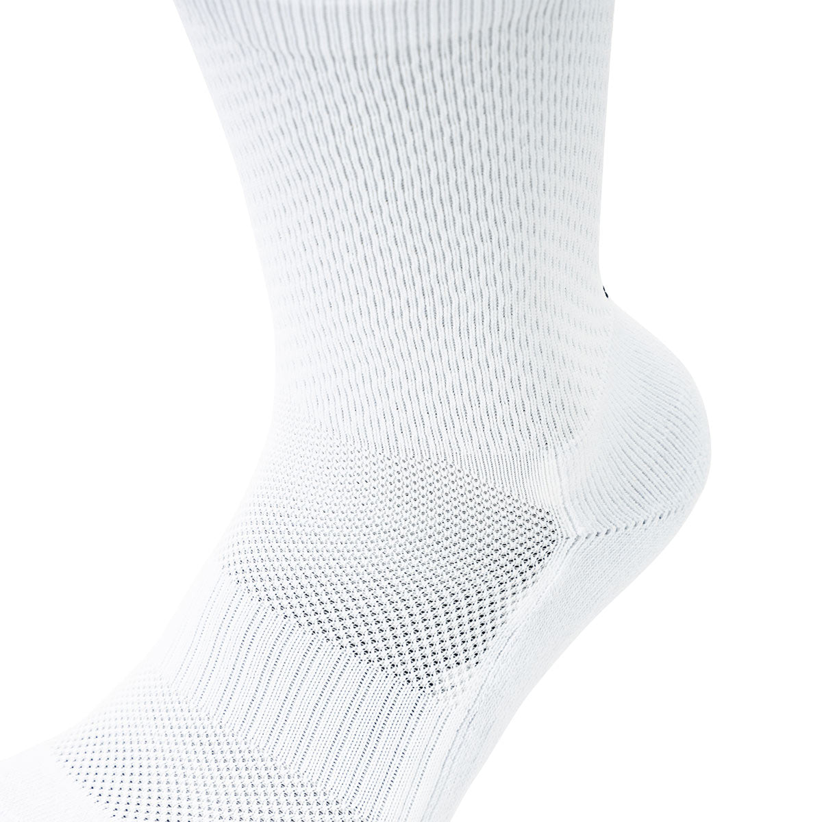 GOALE NON SLIP HALF SOCKS - WHITE/BLACK