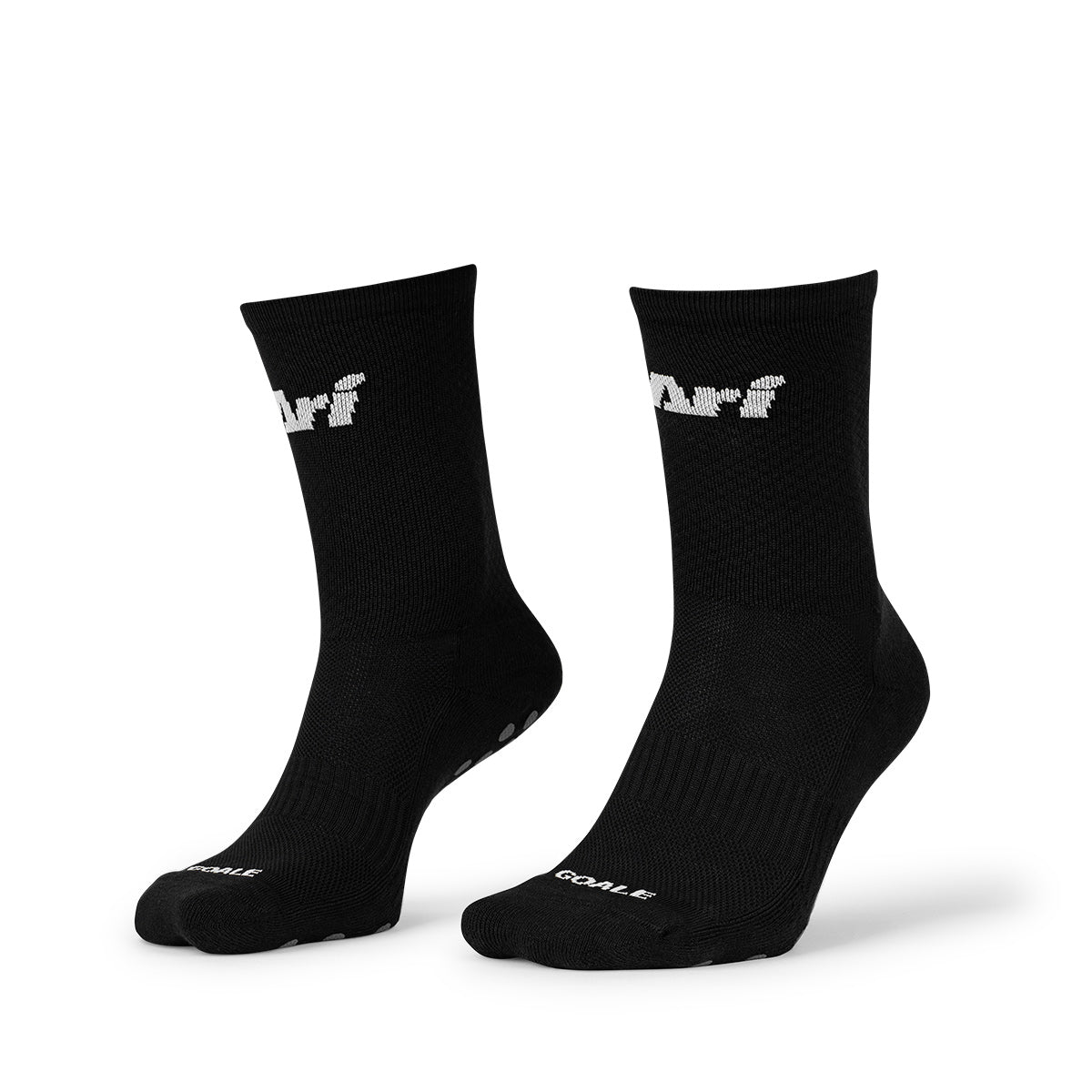 GOALE X ARI NON SLIP HALF SOCKS - BLACK/WHITE