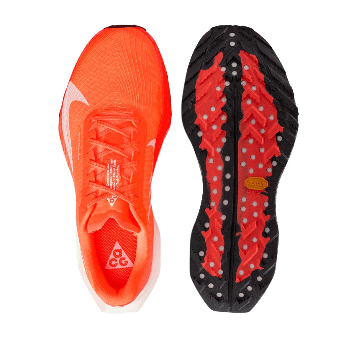 Nike M Acg Ultrafly Trail Hypercrimson White Totalorange