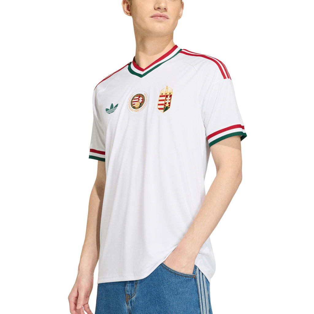 ADIDAS HUNGARY 2026 AWAY REPLICA JERSEY - WHITE