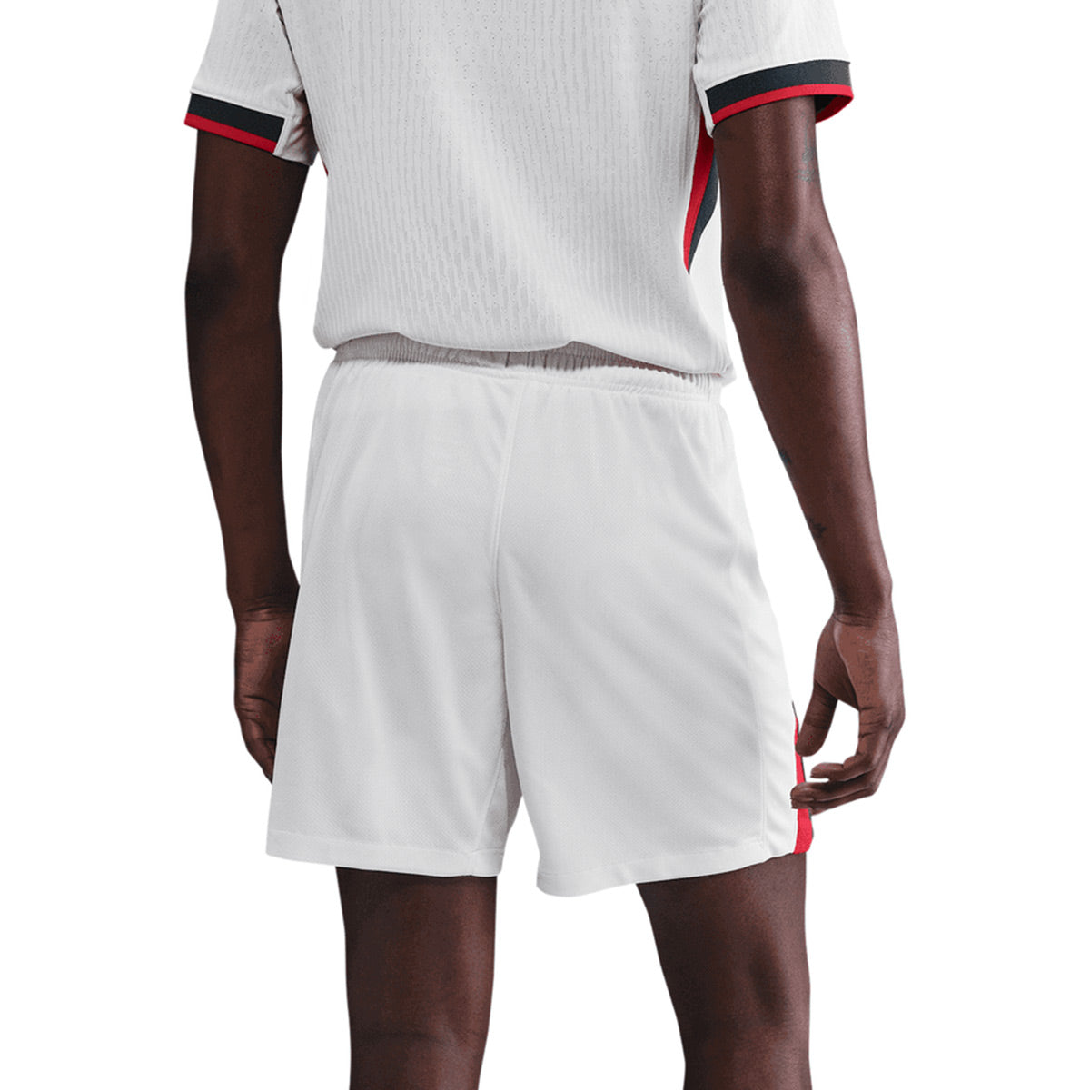 NIKE CHELSEA 2025/2026 AWAY SHORTS - PHANTOM/SPEED RED/GALACTIC JADE
