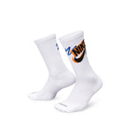 Nike Everyday Plus Crew Socks Multi Color Orangeblack