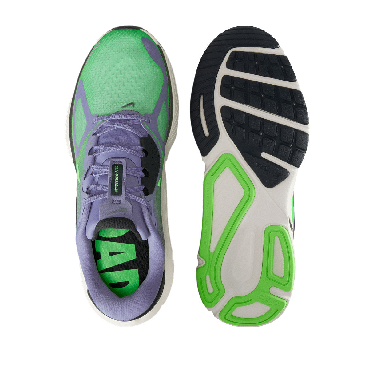 Nike M Structure Plus Ironpurple Voltagegreen Offnoir Sail