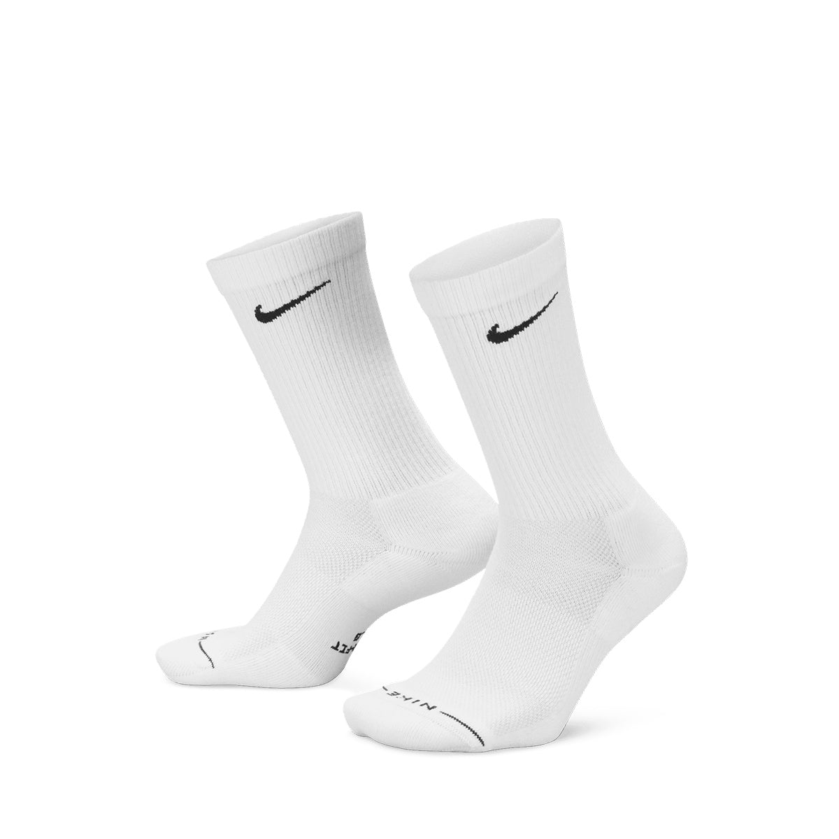 Nike Everyday Crew Socks 6 Pairs White Black
