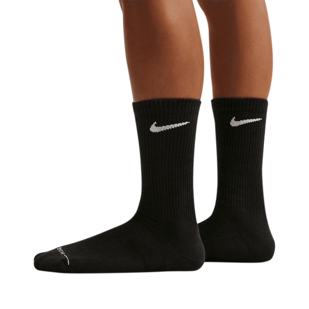 Nike Everyday Crew Socks 6 Pairs Black White