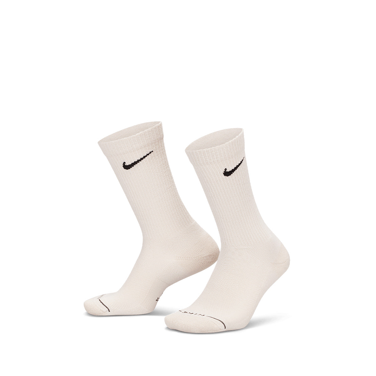Nike Everyday Crew Socks 6 Pairs Brown Darkbrown