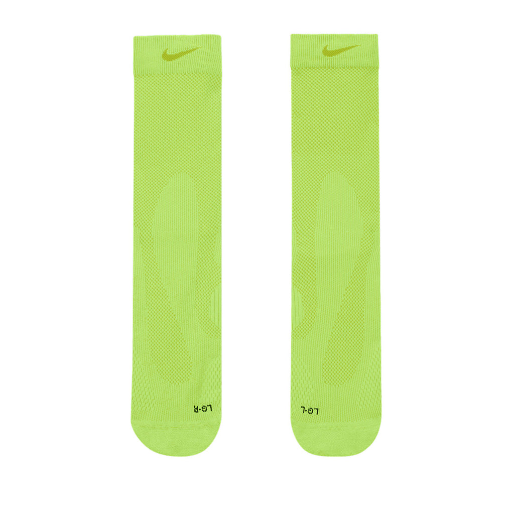 Nike Running Lightweight Crew Sock Volt Brightcactus Black Brightcactus