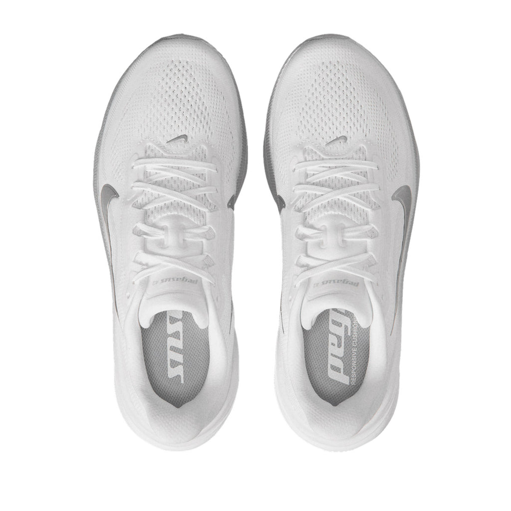 Nike W Air Zoom Pegasus 42 White Metallicsilver Wolfgrey