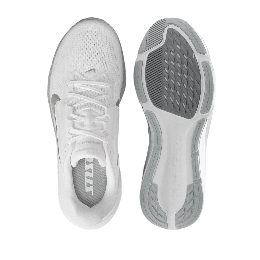 Nike W Air Zoom Pegasus 42 White Metallicsilver Wolfgrey