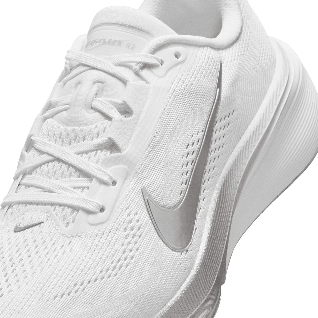 Nike W Air Zoom Pegasus 42 White Metallicsilver Wolfgrey
