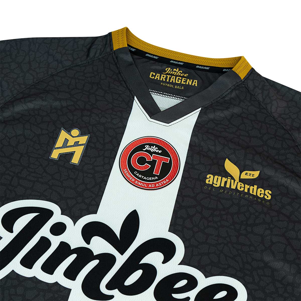 IMANE JIMBEE CARTAGENA 2025/2026 AWAY JERSEY - BLACK/WHITE/GOLD