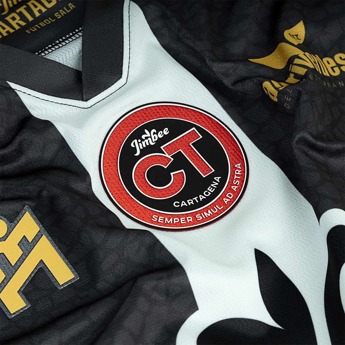 IMANE JIMBEE CARTAGENA 2025/2026 AWAY JERSEY - BLACK/WHITE/GOLD