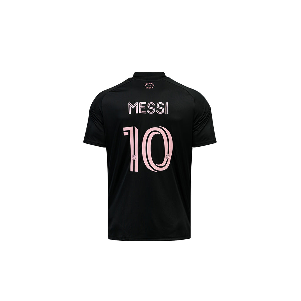 ADIDAS INTER MIAMI CF 2026/2027 AWAY KIDS JERSEY MESSI#10 - BLACK/BLISS PINK
