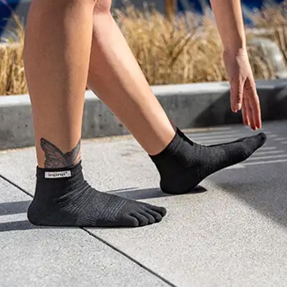 Injinji Run Ow Minicrew Xtralife Black