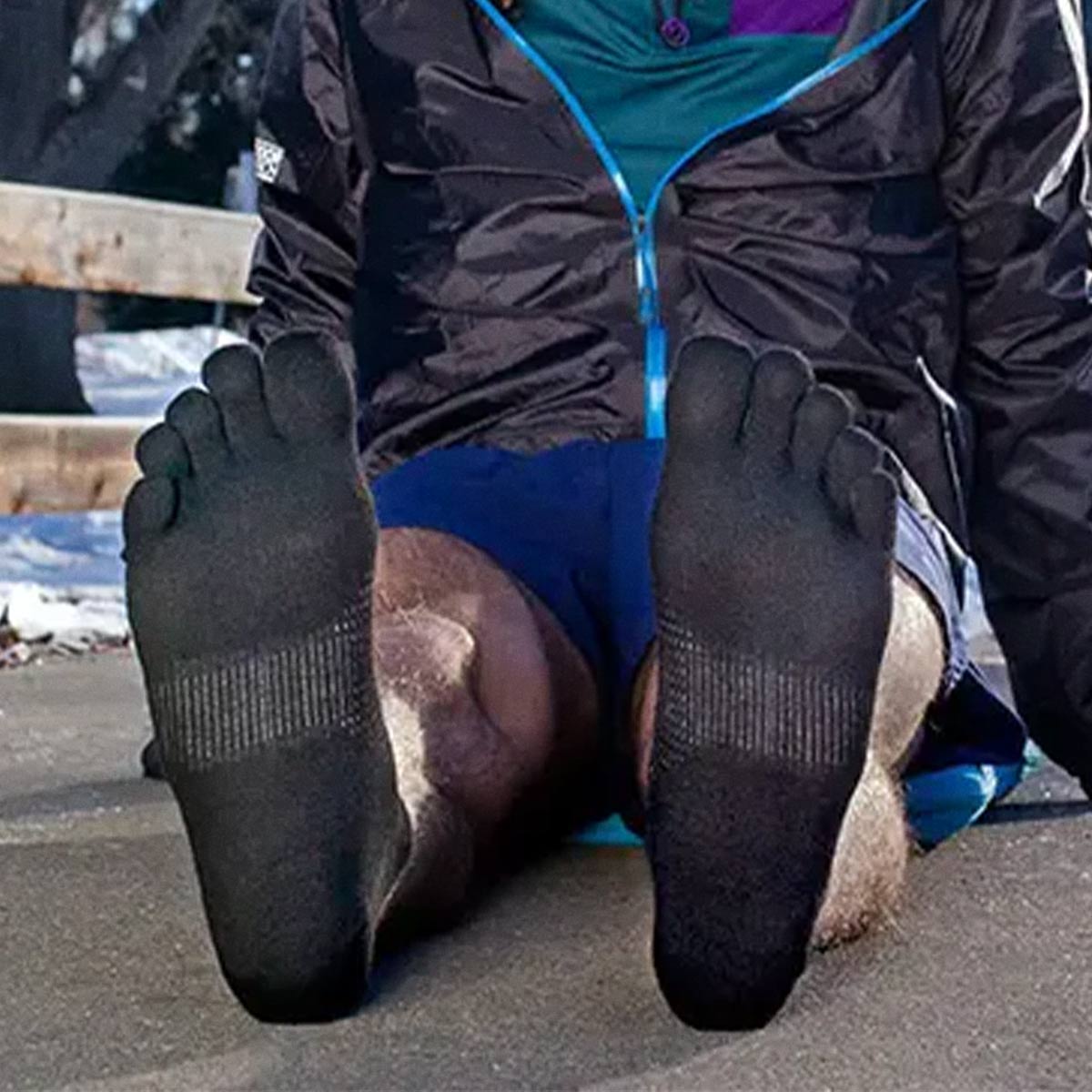 Injinji Run Ow Minicrew Xtralife Black