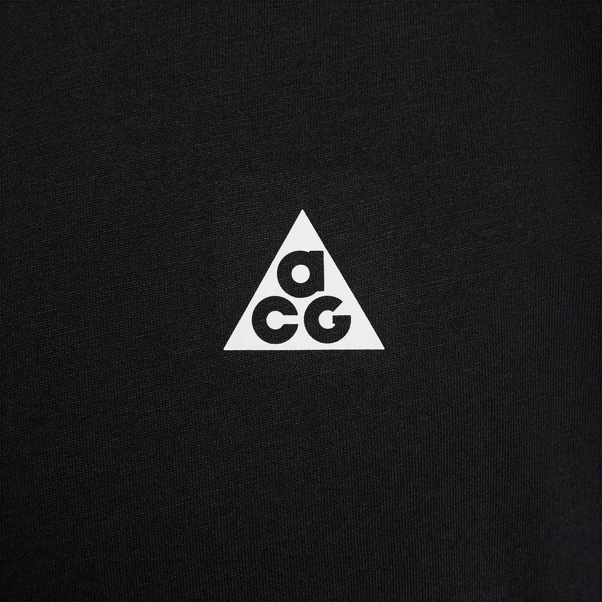 Nike M Acg Solar Chase Tee Black Black Summitwhite