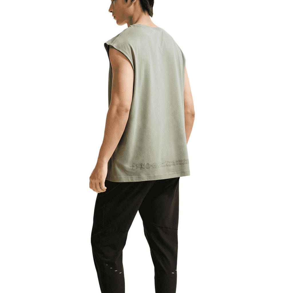 Nike M Dri Fit Sleeveless Running Tee Disrupt
