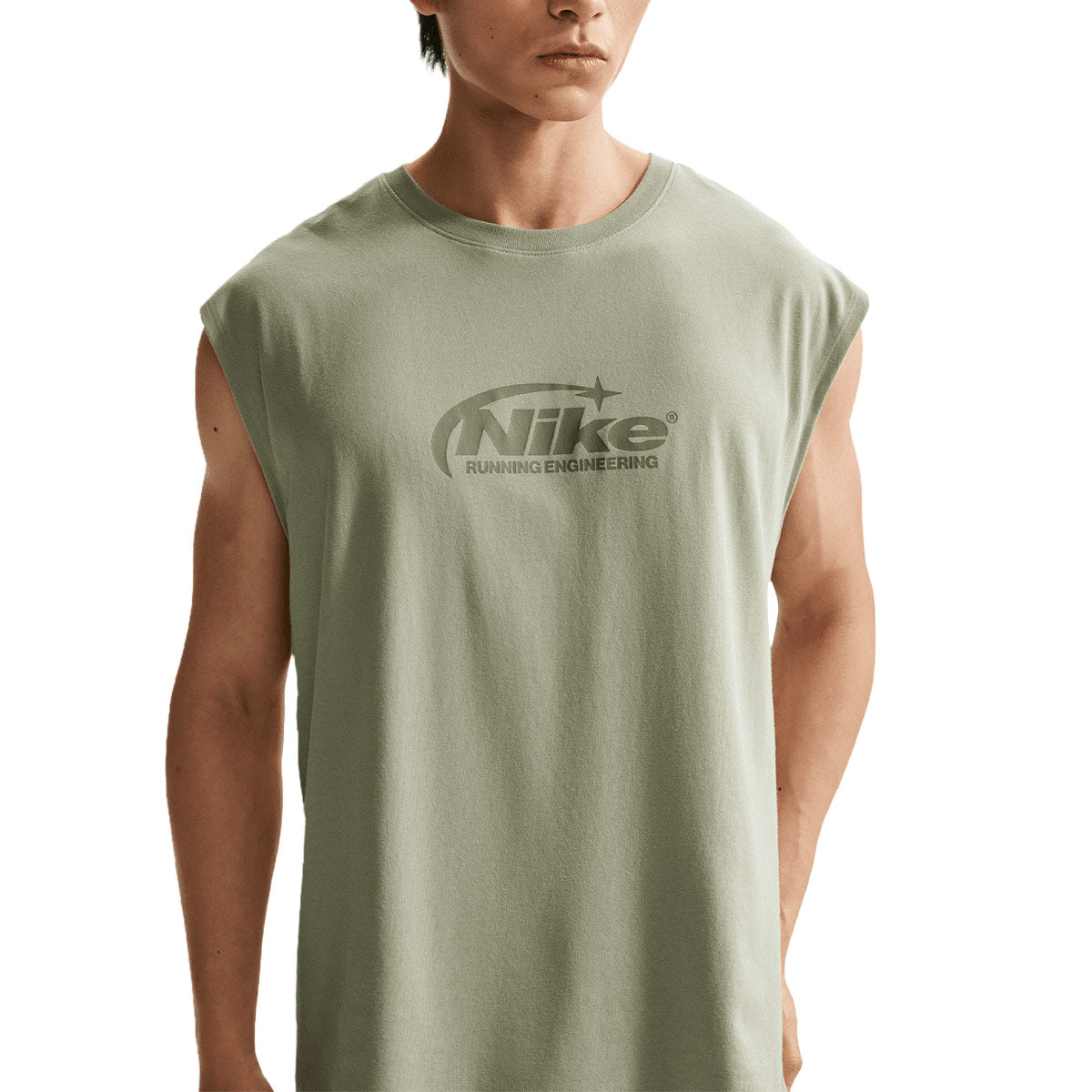 Nike M Dri Fit Sleeveless Running Tee Disrupt
