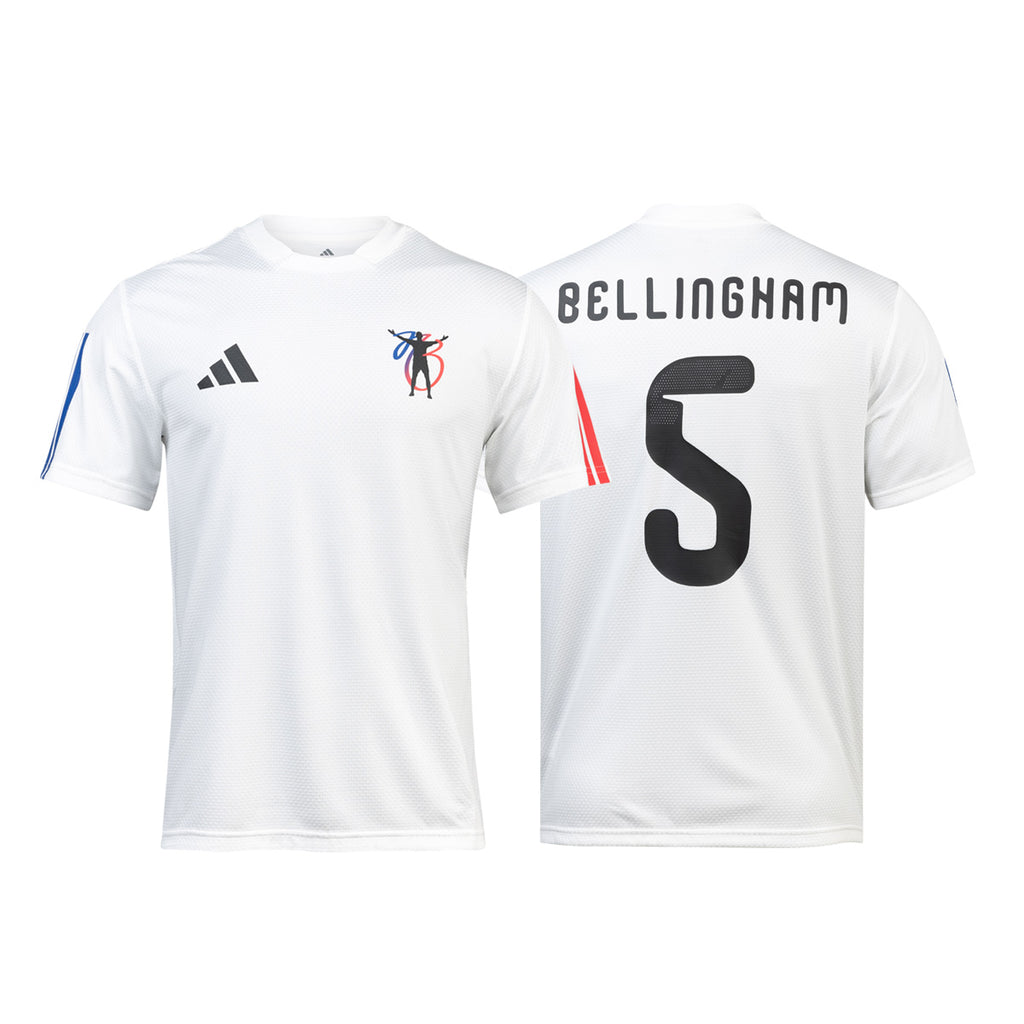 ADIDAS JUDE BELLINGHAM TRAINING TEE - WHITE