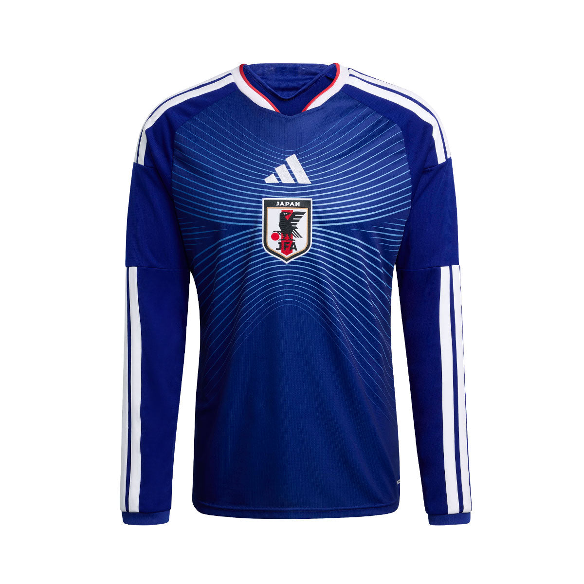 ADIDAS JAPAN 2026 HOME REPLICA LONG SLEEVE JERSEY - JAPAN BLUE/ASH BLUE
