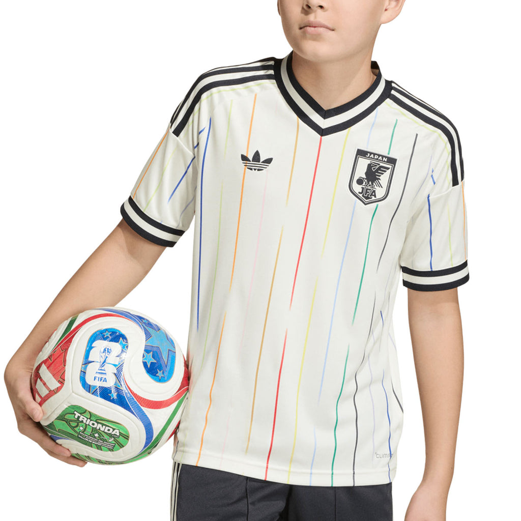 ADIDAS JAPAN 2026 AWAY KIDS JERSEY - OFF WHITE/BLACK