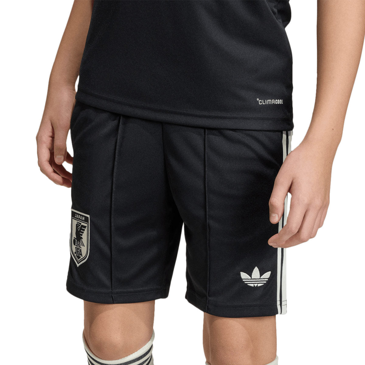 ADIDAS JAPAN 2026 AWAY KIDS SHORTS - BLACK