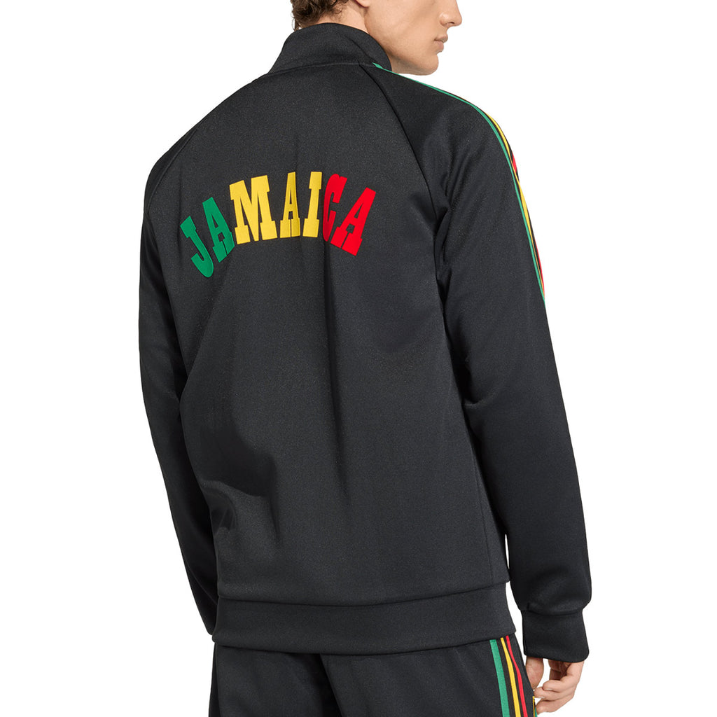 ADIDAS JAMAICA X BOB MARLEY OG TRACK TOP - BLACK