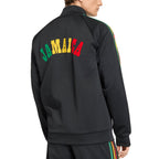 ADIDAS JAMAICA X BOB MARLEY OG TRACK TOP - BLACK