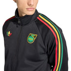 ADIDAS JAMAICA X BOB MARLEY OG TRACK TOP - BLACK