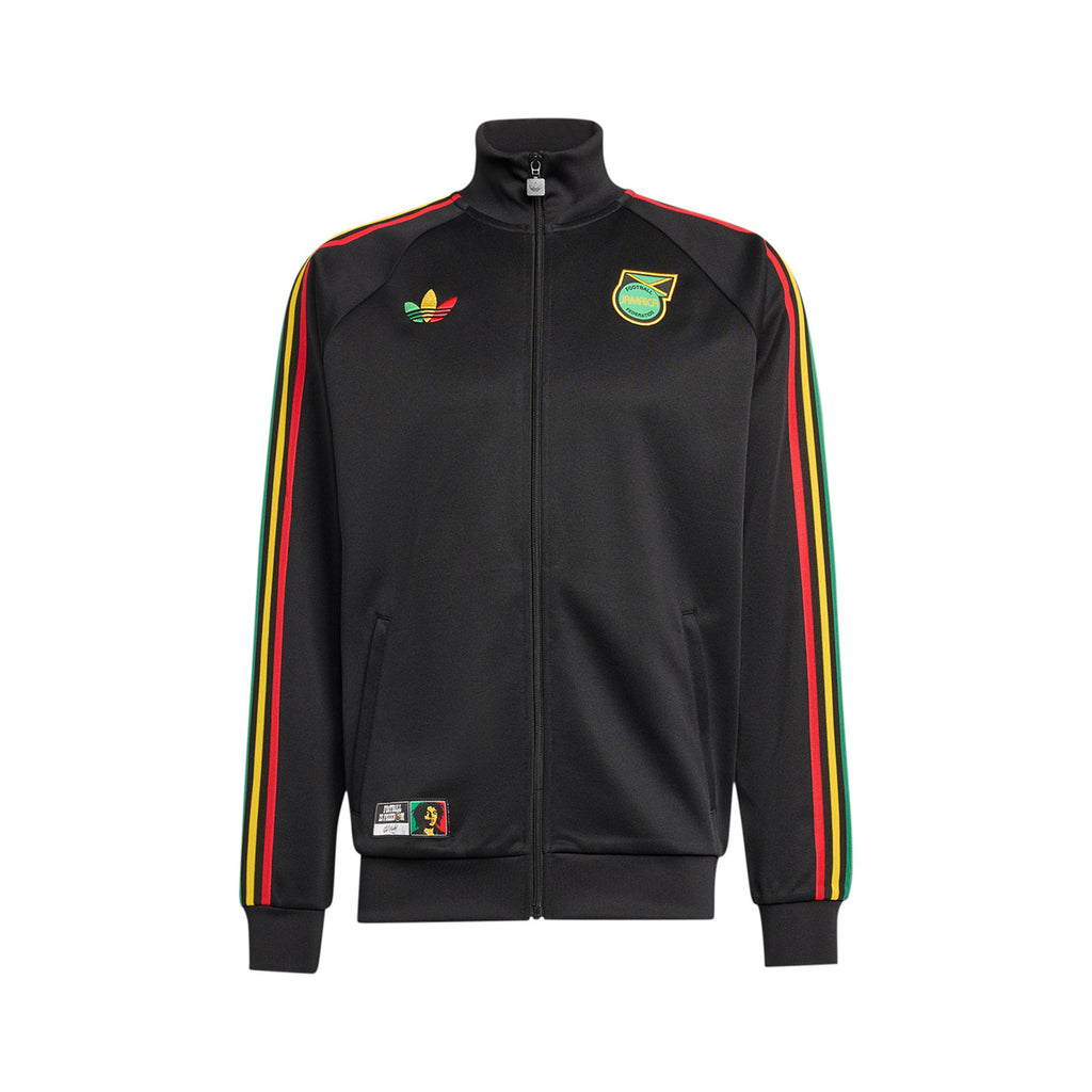 ADIDAS JAMAICA X BOB MARLEY OG TRACK TOP - BLACK