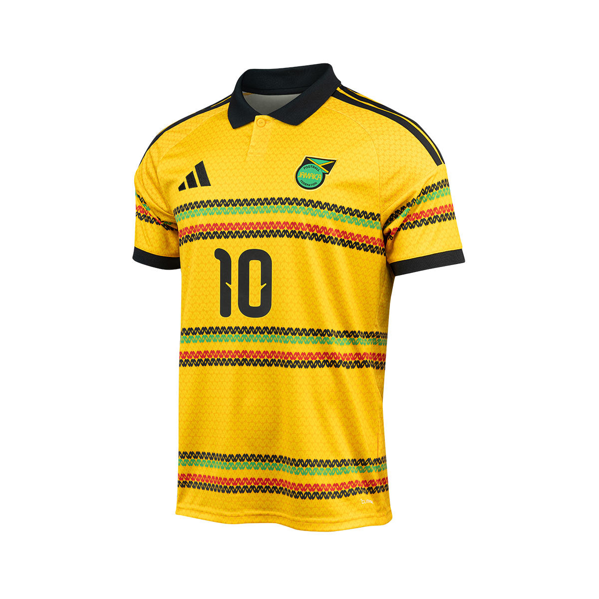 ADIDAS JAMAICA 2026 HOME REPLICA JERSEY MARLEY#10 - BOLD GOLD