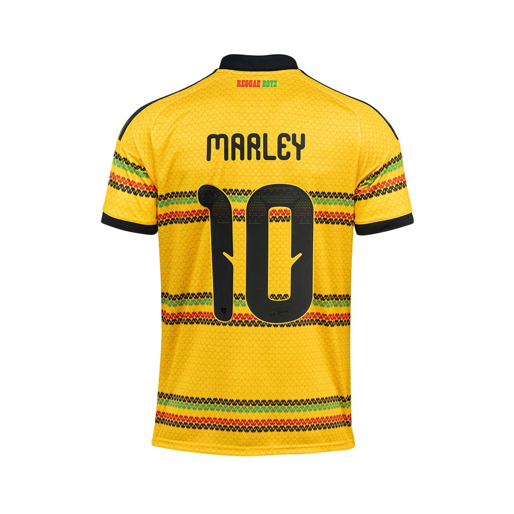 ADIDAS JAMAICA 2026 HOME REPLICA JERSEY MARLEY#10 - BOLD GOLD