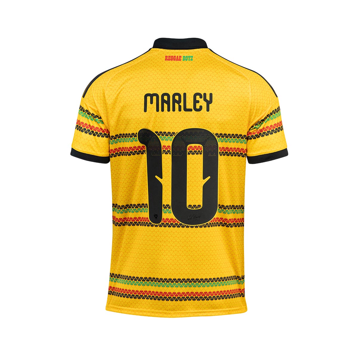ADIDAS JAMAICA 2026 HOME REPLICA JERSEY MARLEY#10 - BOLD GOLD