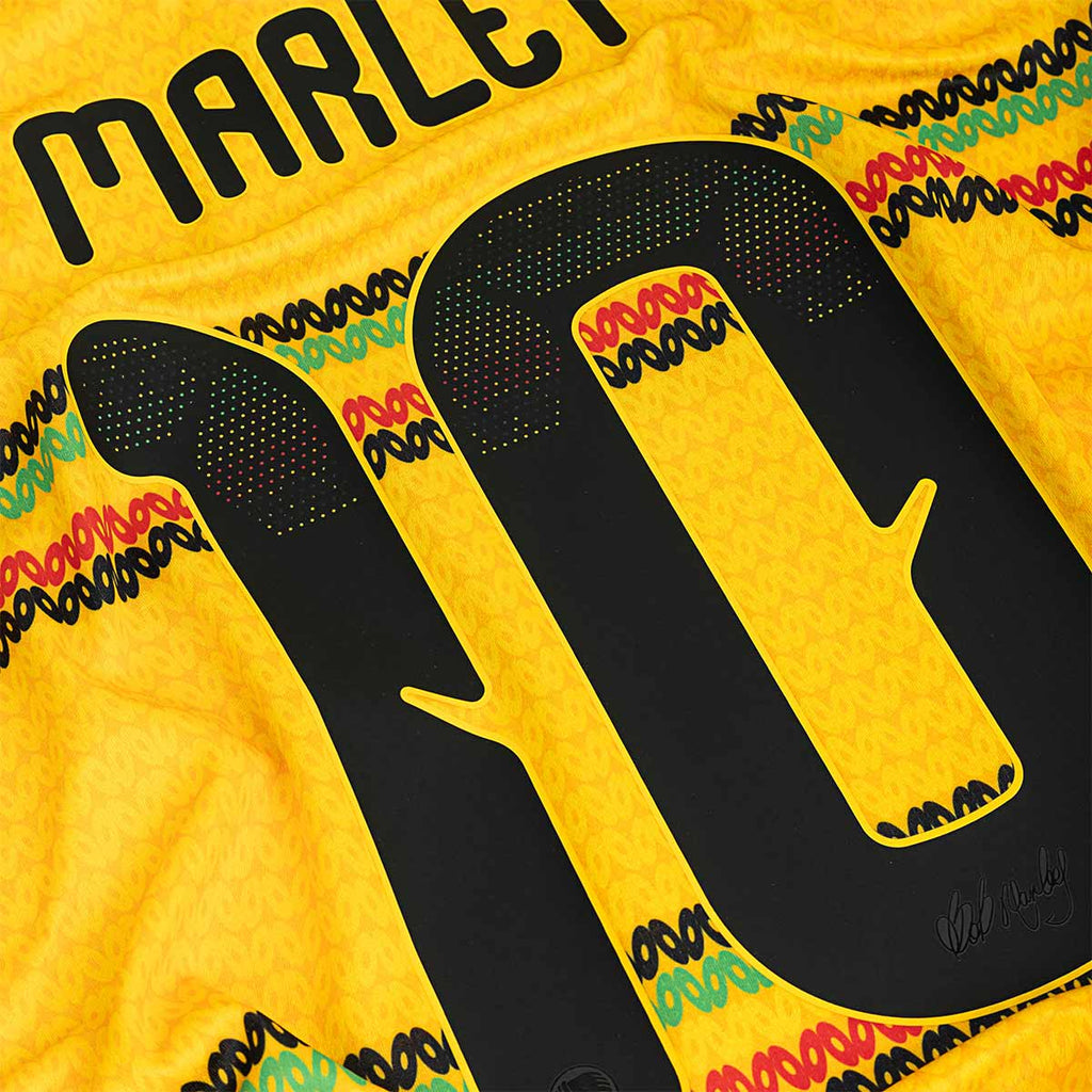 ADIDAS JAMAICA 2026 HOME REPLICA JERSEY MARLEY#10 - BOLD GOLD