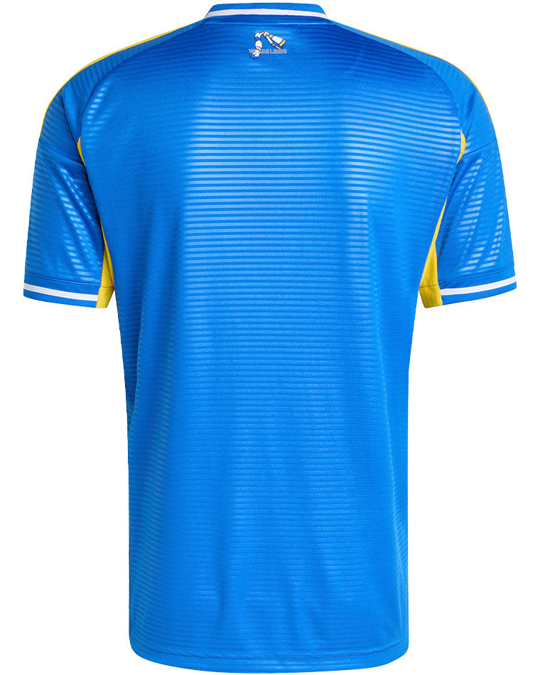 ADIDAS LEEDS UNITED 2025/2026 AWAY REPLICA JERSEY - BLUE/WHITE
