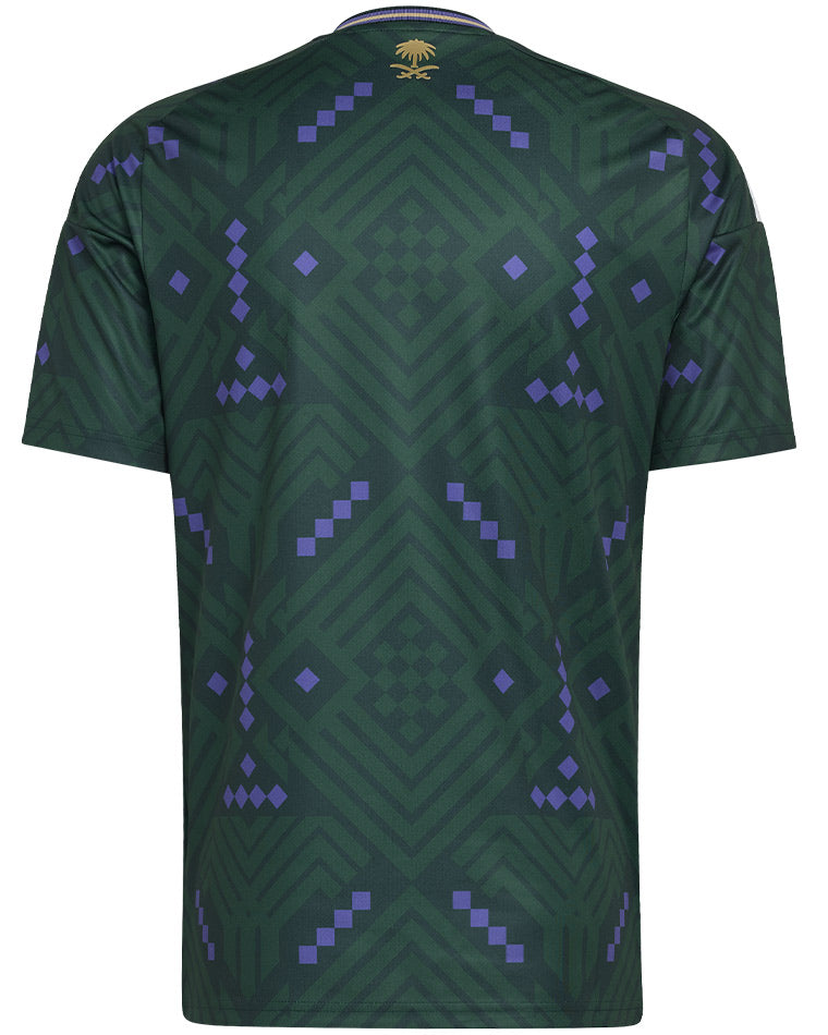 ADIDAS SAUDI ARABIA 2026 HOME REPLICA JERSEY - AURORA IVY/WHITE