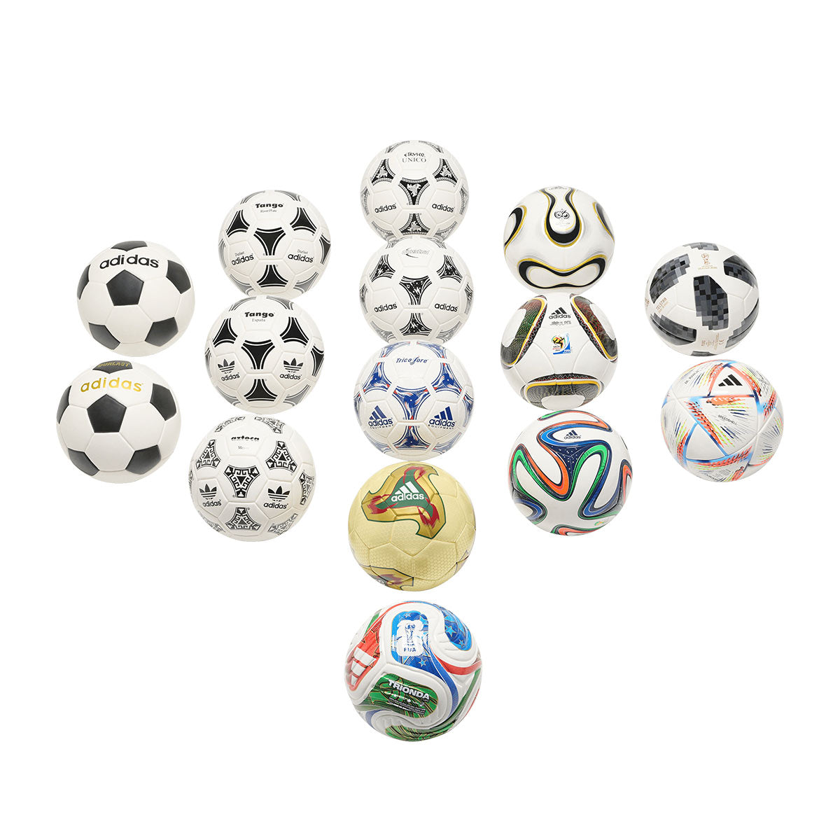 ADIDAS HISTORICAL MINI BALL SET - MULTICOLOR