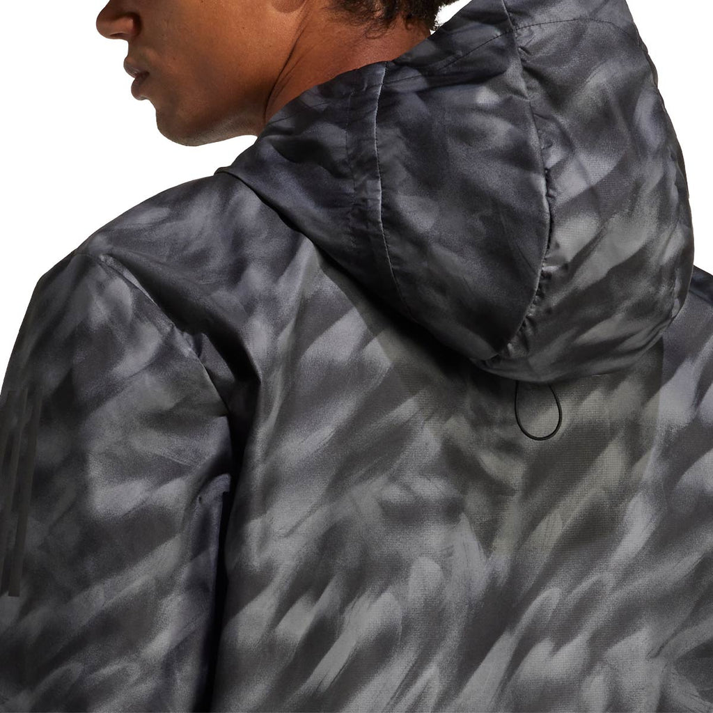 Adidas M Own The Run Allover Print Jacket