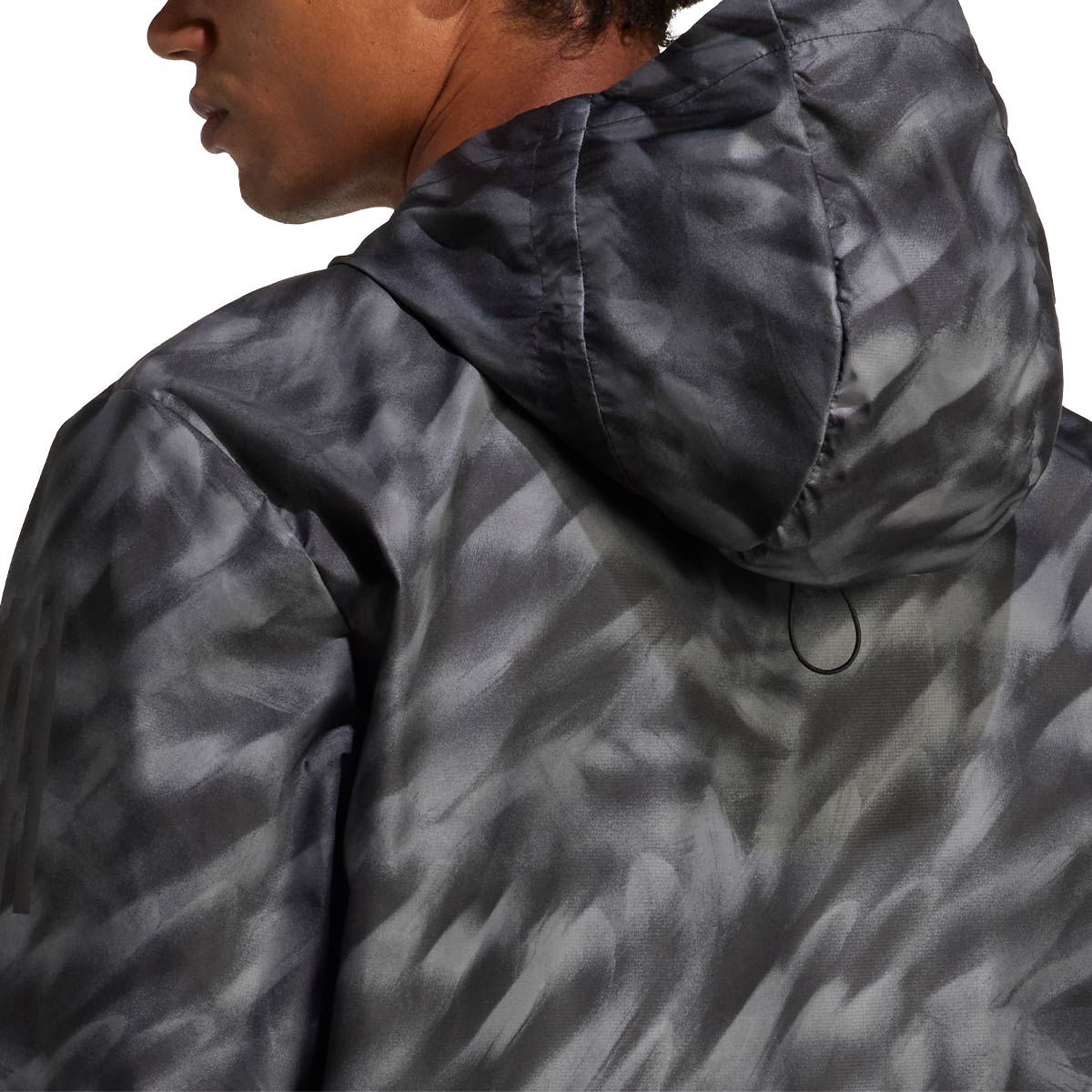 Adidas M Own The Run Allover Print Jacket