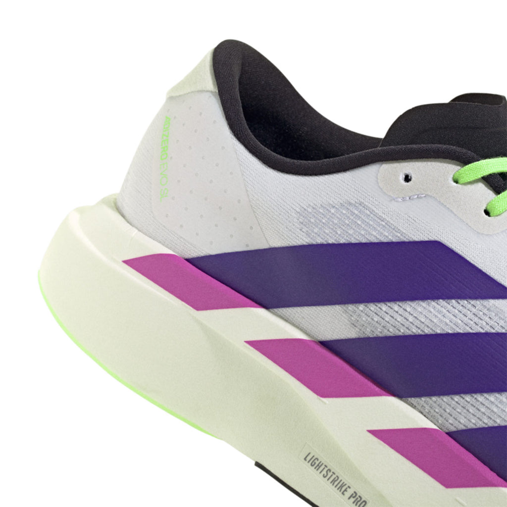 Adidas M Adizero Evo Sl Ftwwht Cpurpl Limbur