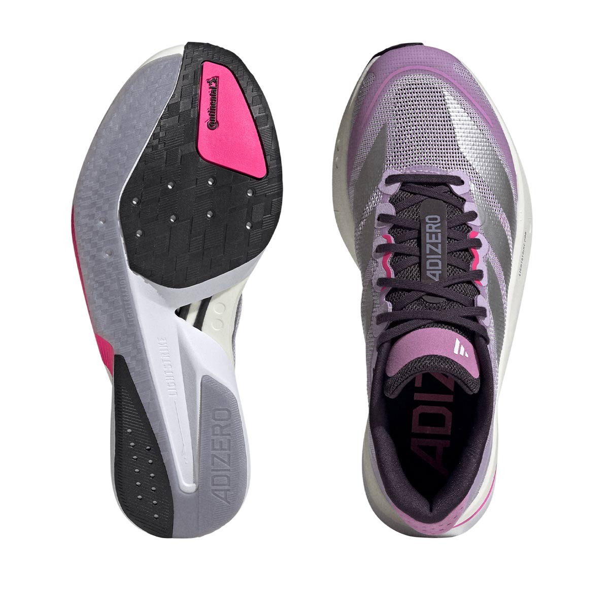 Adidas W Adizero Boston 13 Powplu Silvmt Shopnk