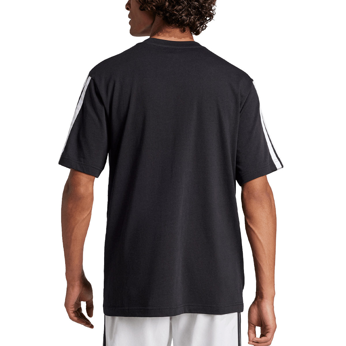 Adidas M Essentials 3 Stripes Single Jersey Tee