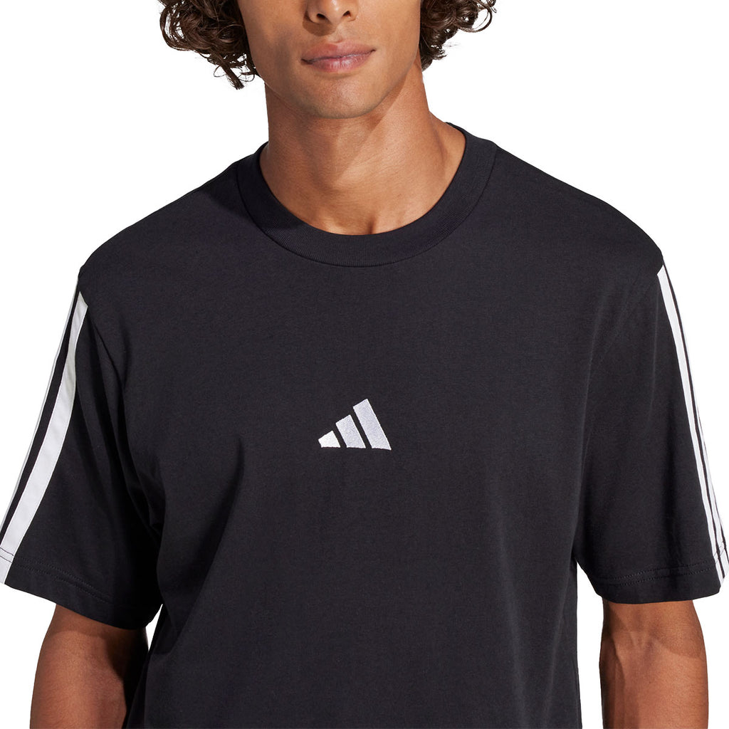 Adidas M Essentials 3 Stripes Single Jersey Tee