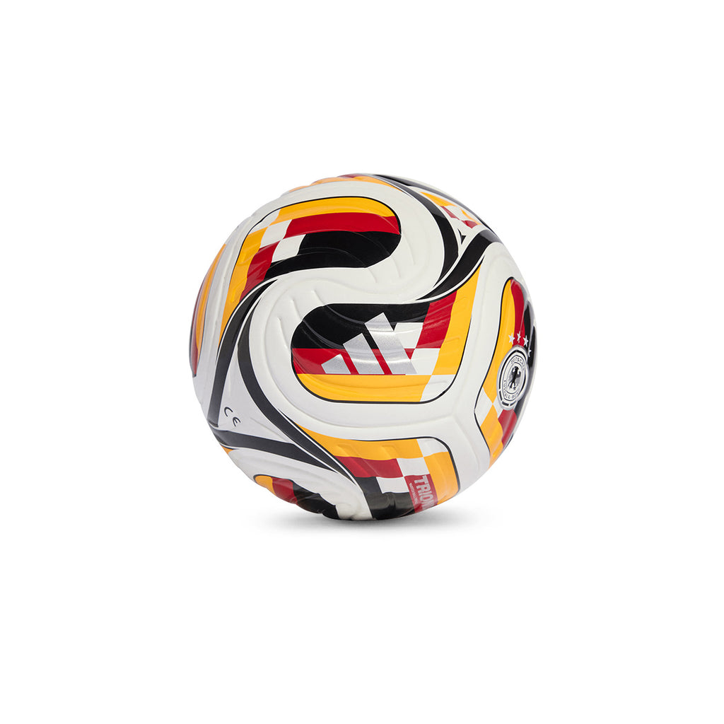 ADIDAS TRIONDA GERMANY HOME MINI BALL - WHITE POWER RED/COLLEGIATE GOLD/BLACK SILVER MET